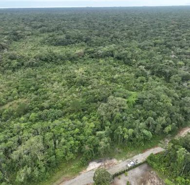 Construção dos molhes de Itapoá - SC