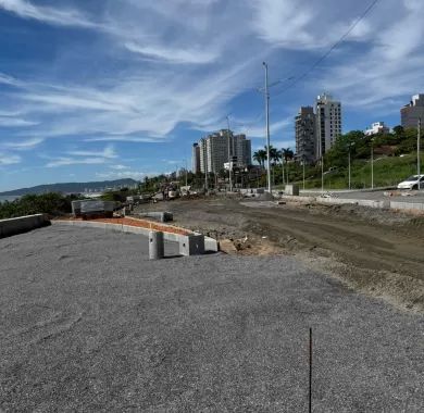 Fiscalização da Obra de Urbanização da Orla Norte de Balneário Piçarras-SC