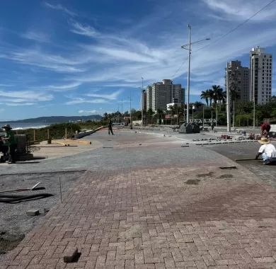 Fiscalização da Obra de Urbanização da Orla Norte de Balneário Piçarras-SC