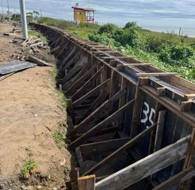 Fiscalização da Obra de Urbanização da Orla Norte de Balneário Piçarras-SC