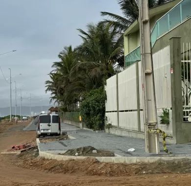 Fiscalização da Obra de Urbanização da Orla Norte de Balneário Piçarras-SC