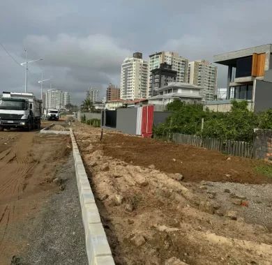 Fiscalização da Obra de Urbanização da Orla Norte de Balneário Piçarras-SC