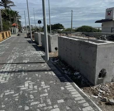 Fiscalização da Obra de Urbanização da Orla Norte de Balneário Piçarras-SC