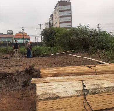 Fiscalização da Obra de Urbanização da Orla Norte de Balneário Piçarras-SC