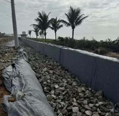 Fiscalização da Obra de Urbanização da Orla Norte de Balneário Piçarras-SC