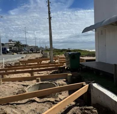 Fiscalização da Obra de Urbanização da Orla Norte de Balneário Piçarras-SC