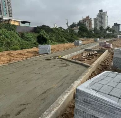 Fiscalização da Obra de Urbanização da Orla Norte de Balneário Piçarras-SC