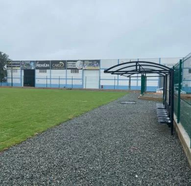 obra de revitalização e modernização do Campo de Futebol Municipal Quinca Ludo em Balneário Piçarras/SC