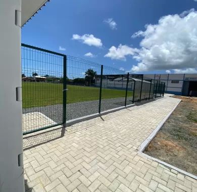 obra de revitalização e modernização do Campo de Futebol Municipal Quinca Ludo em Balneário Piçarras/SC