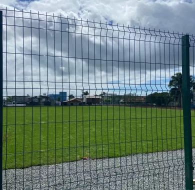 obra de revitalização e modernização do Campo de Futebol Municipal Quinca Ludo em Balneário Piçarras/SC