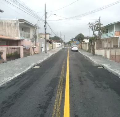 OBRA DE PAVIMENTAÇÃO ASFÁLTICA E EM PAVER RUAS JOSÉ DA COSTA FLORES E VEREADOR ALMIRO BERNARDO DA SILVA – CENTRO, BALNEÁRIO PIÇARRAS/SC