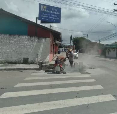 Reurbanização da Rua 5000 – Trecho 03 (entre as ruas Maria Pinto Santana e Manoel Ferreira) – Bairro Nossa Senhora da Paz, Balneário Piçarras/SC