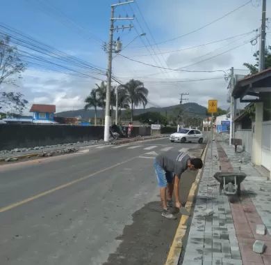 Reurbanização da Rua 5000 – Trecho 03 (entre as ruas Maria Pinto Santana e Manoel Ferreira) – Bairro Nossa Senhora da Paz, Balneário Piçarras/SC